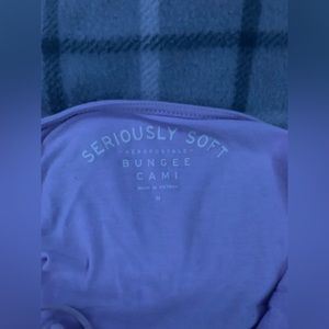 purple crop top cami